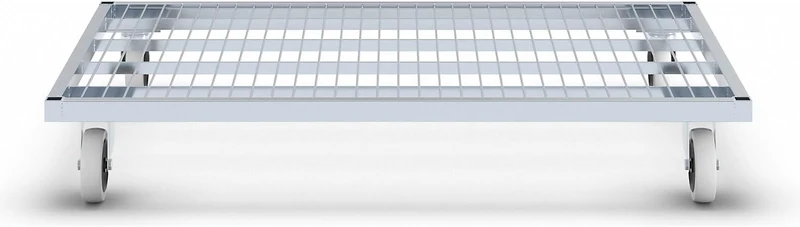 kaiserkraft | Stahl-Rollplatte | LxBxH 1200 x 800 x 190 mm | Gewicht 19 |1 kg
