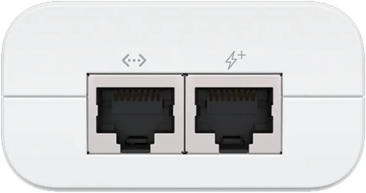 Kompakter PoE+ Injektor, der 30 W Leistung für Ihre Ubiquiti-Zugangspunkte und Kameras liefert