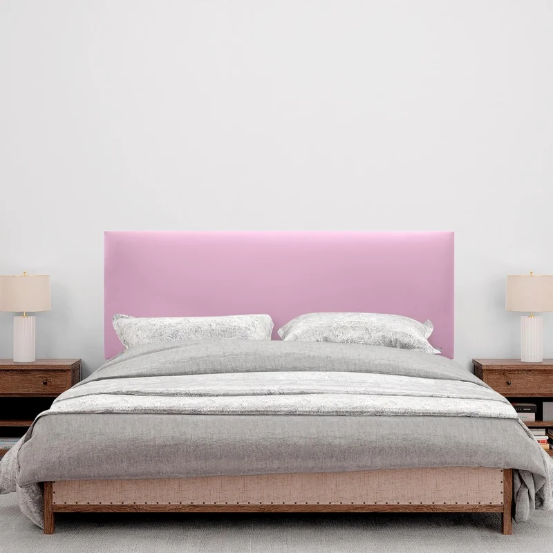 DHOME Kopfteil aus Kunstleder oder Stoff AQUALINE Glattes gepolstertes Kopfteil Luxusbett Kopfteil (
