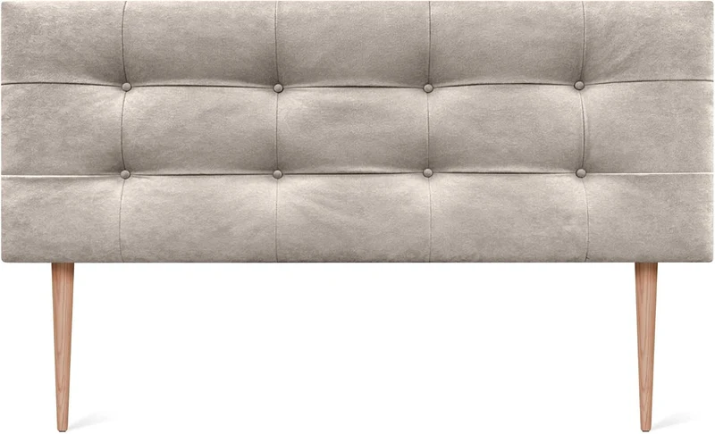 DHOME Kopfteil, gepolstertes Bett Kopfteil 8cm dick. Gepolstertes Kopfteil ACUALINE Stoff und Kunstl
