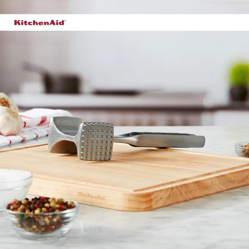KitchenAid KO119OHOBA Gourmet Meat Tenderizer, 9.45-Inch, Black
