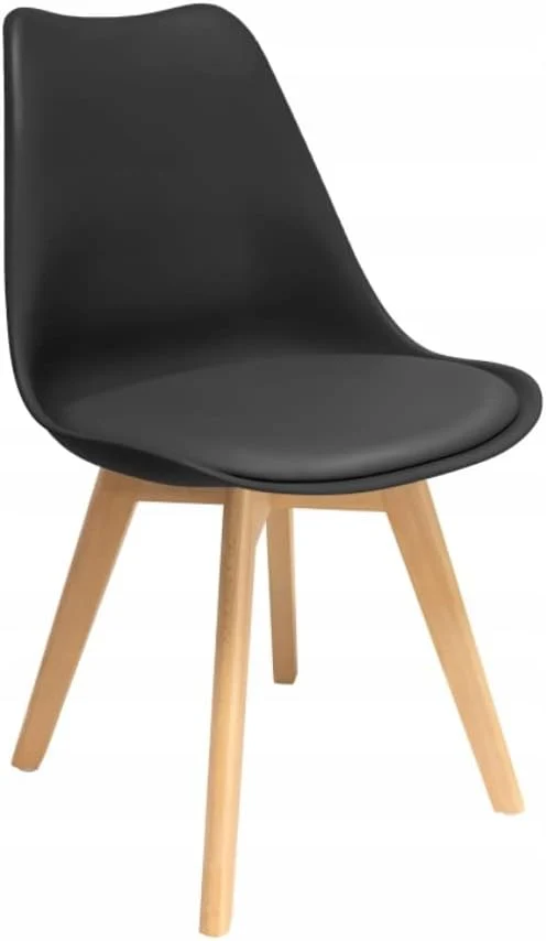 BDW Esszimmerstühle Weich Gepolsterte 1/2/4 Set - Küchenstuhl im skandinavischen Stil aus Kunststoff