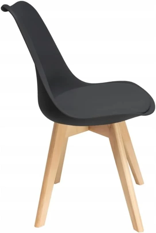 BDW Esszimmerstühle Weich Gepolsterte 1/2/4 Set - Küchenstuhl im skandinavischen Stil aus Kunststoff