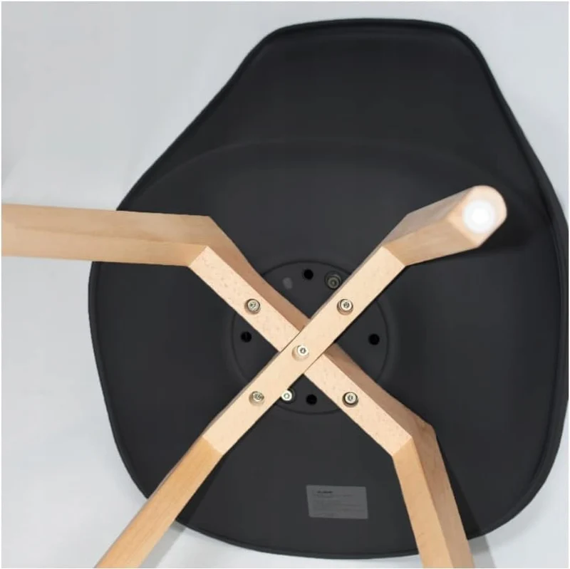 BDW Esszimmerstühle Weich Gepolsterte 1/2/4 Set - Küchenstuhl im skandinavischen Stil aus Kunststoff
