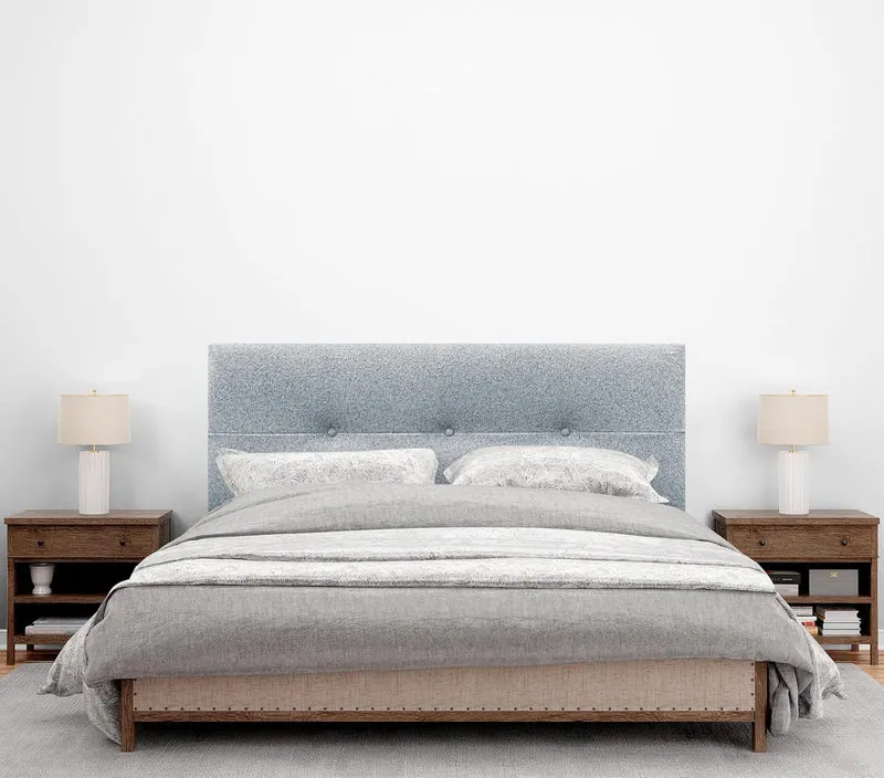 DHOME Kopfteil aus Kunstleder oder Stoff AQUALINE Pro Kopfteil Polsterkopfteil Luxusbett (Stoff Perl
