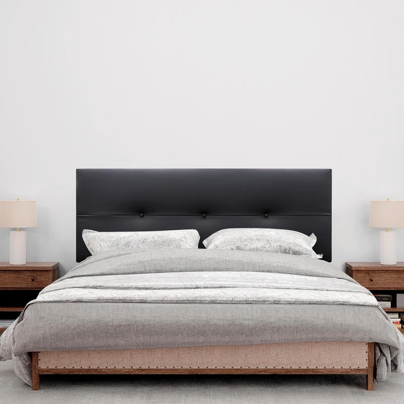 DHOME Kopfteil aus Kunstleder oder Stoff AQUALINE Pro Kopfteil Polsterkopfteil Luxusbett (Kuntsleder