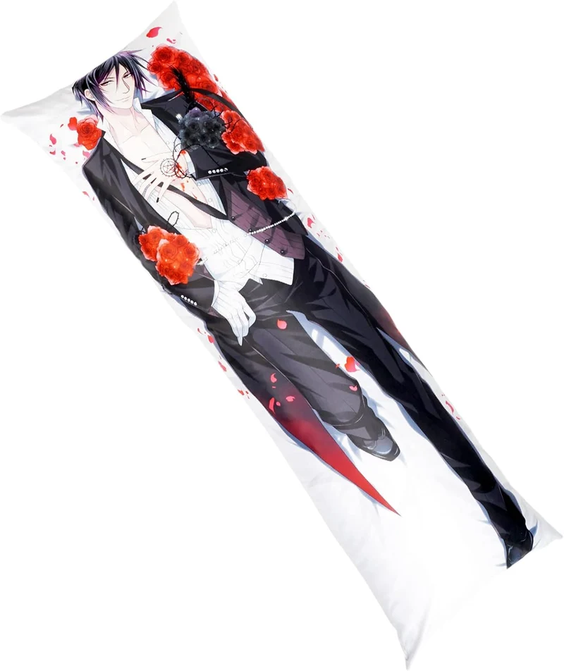CoolChange Sebastian Michaelis Umarmungskissen Bezug | Dakimakura Kissenbezug für Black Butler Fans