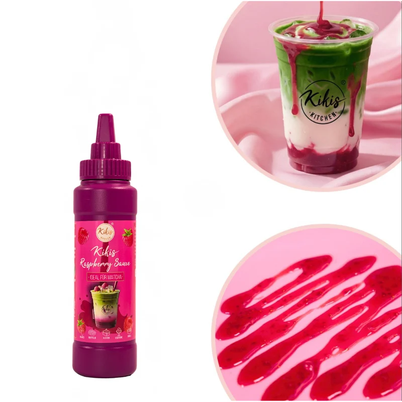 Kikis Raspberrysauce 350ml - Ideal für Matcha und Desserts