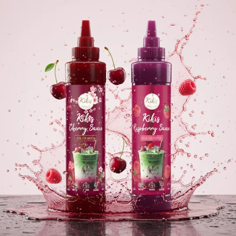 Kikis Raspberrysauce - Ideal für Matcha und Desserts 750ml