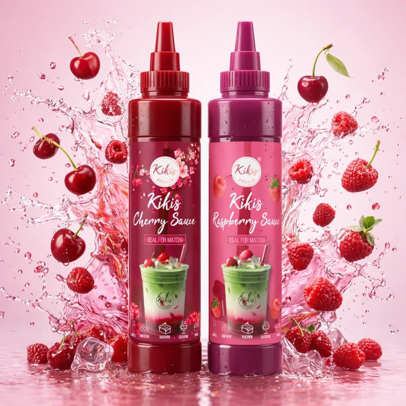 Kikis Raspberrysauce - Ideal für Matcha und Desserts 750ml