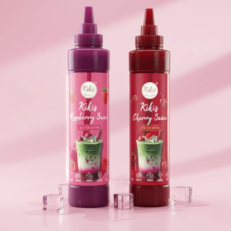 Kikis Raspberrysauce - Ideal für Matcha und Desserts 750ml