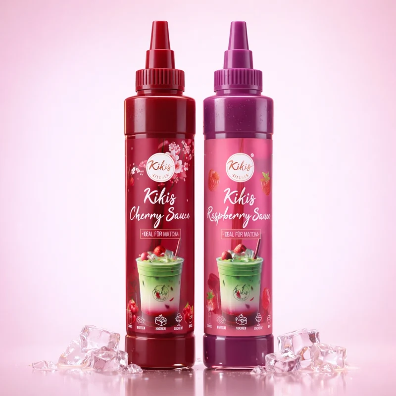 Kikis Raspberrysauce - Ideal für Matcha und Desserts 750ml