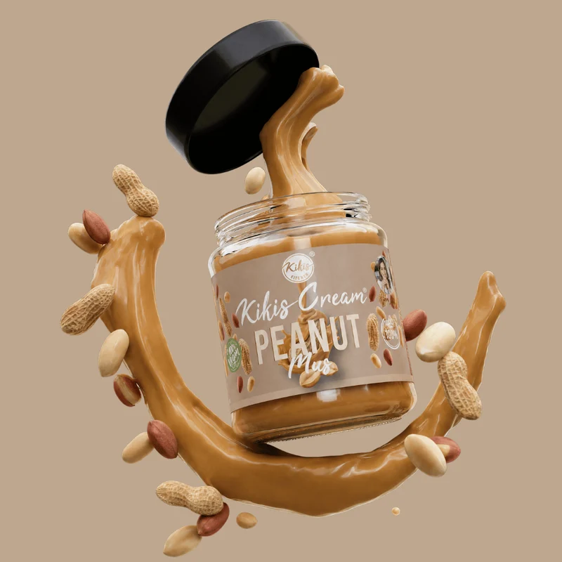 Kikis Cream PEANUT MUS - 100% Erdnussmus