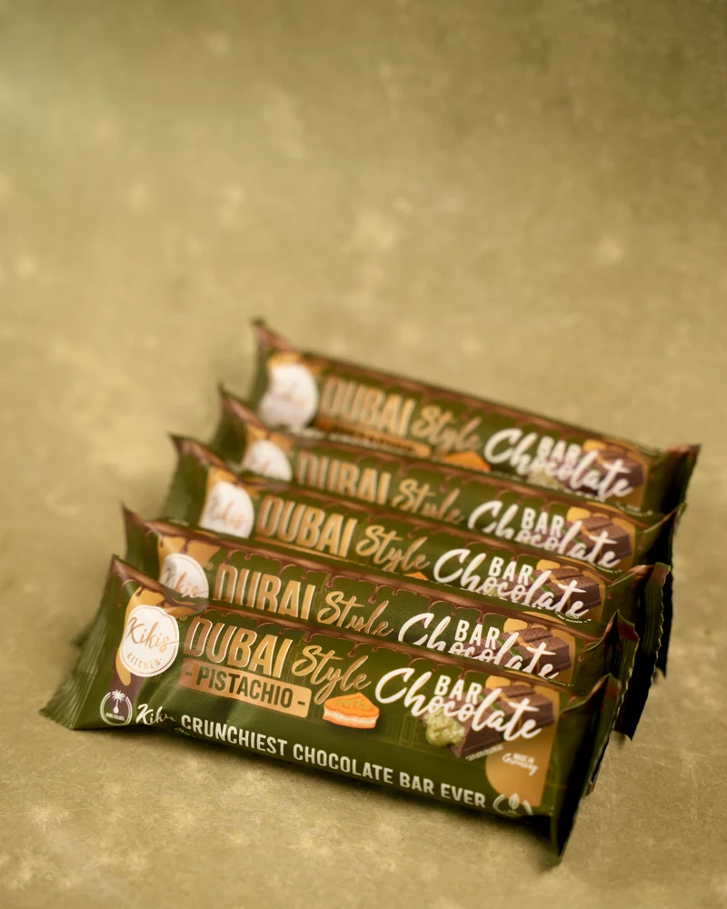 Kikis Dubai Style Bar Chocolate - Pistachio🍫