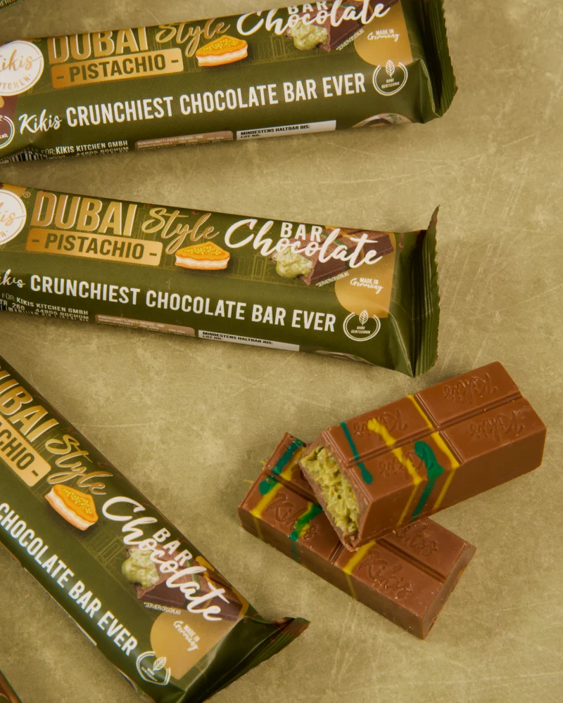 Kikis Dubai Style Bar Chocolate - Pistachio🍫