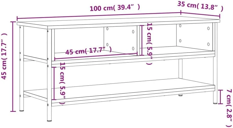 Tidyard TV-Schrank Fernsehtisch TV-Möbel Fernsehschrank TV Lowboard Sideboard Stereoschrank TV-Regal