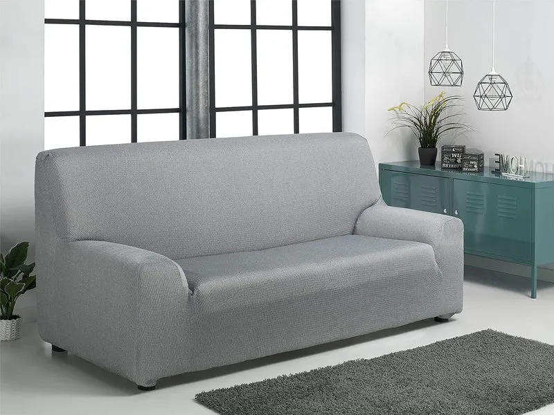 Martina Home tunez Elastischer Sofabezug, Baumwolle Polyester, grau (Alma), 2 Plazas 120 a 170 cm 2