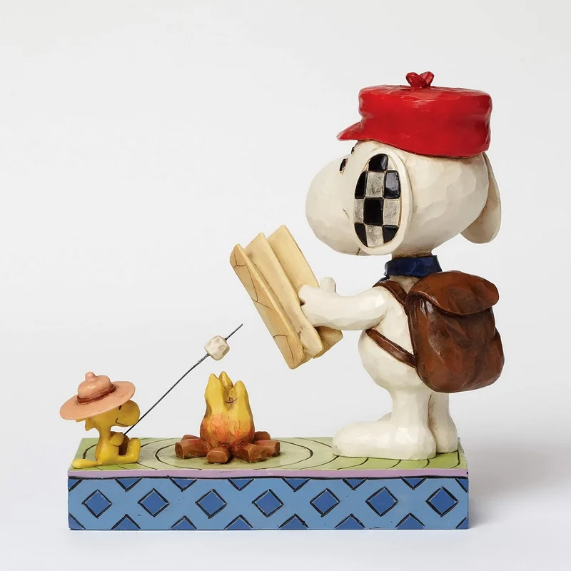 Peanuts by Jim Shore Campfire Friends (Snoopy & Woodstock) "Campfire Friends" (Freunde am Lagerfeuer