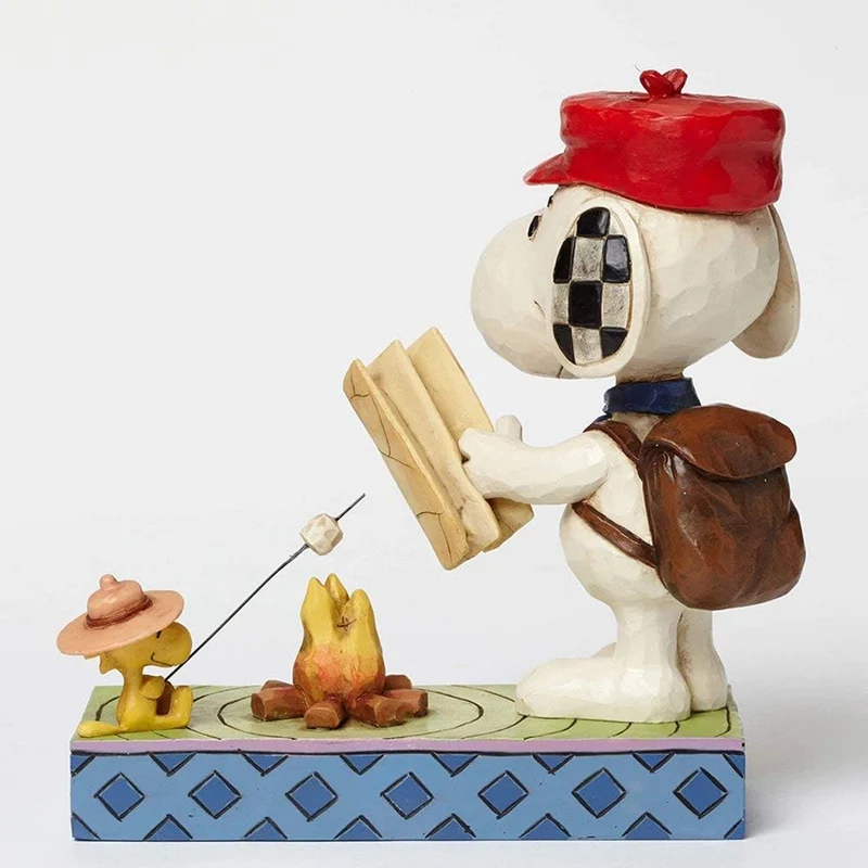 Peanuts by Jim Shore Campfire Friends (Snoopy & Woodstock) "Campfire Friends" (Freunde am Lagerfeuer