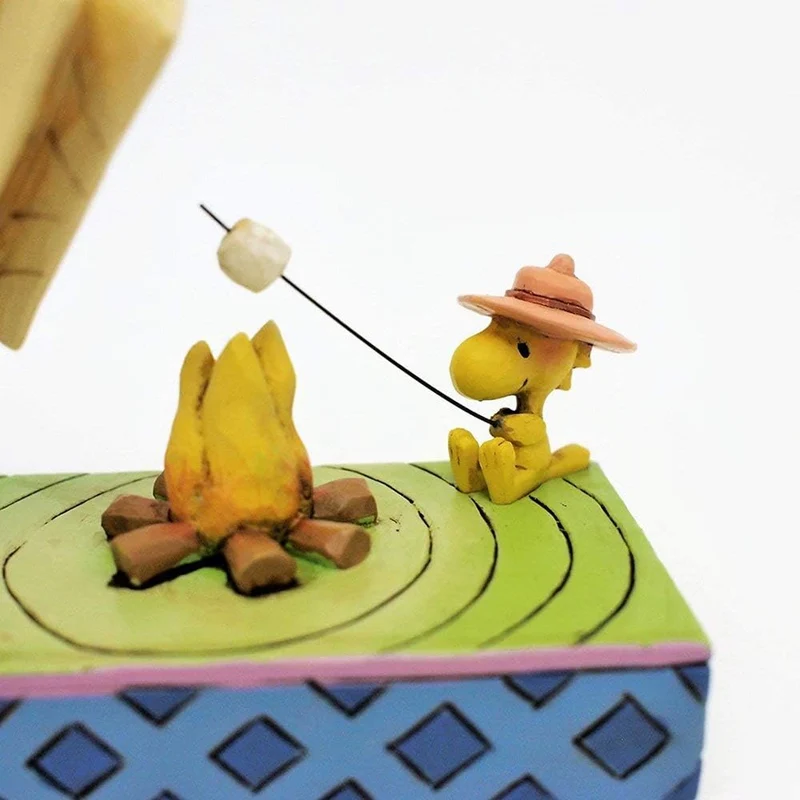 Peanuts by Jim Shore Campfire Friends (Snoopy & Woodstock) "Campfire Friends" (Freunde am Lagerfeuer