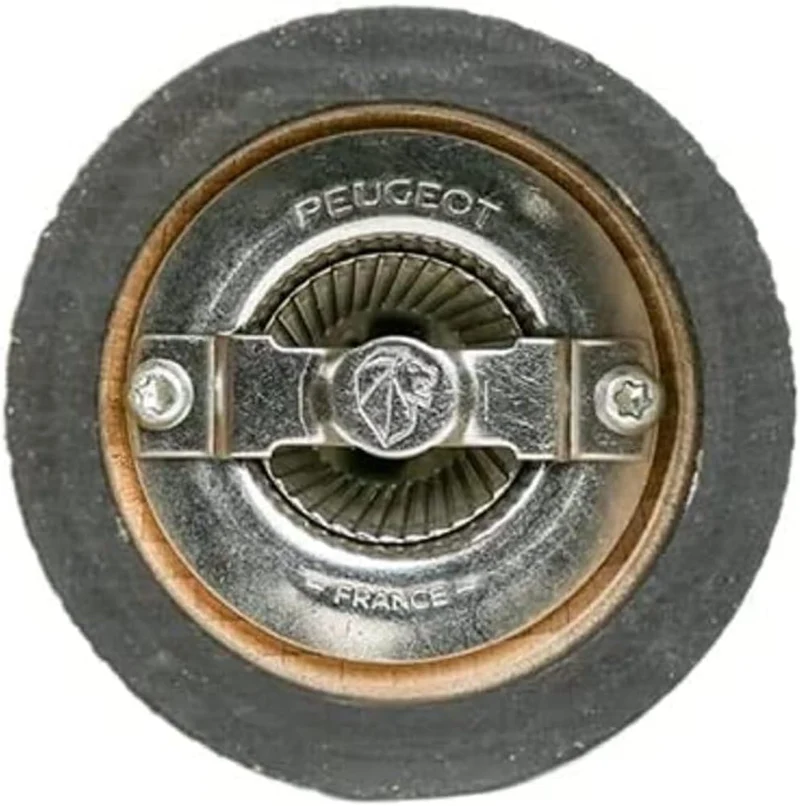 PEUGEOT - Salzmühle Paris Nature Black 12 cm + Salz - Klassische Mahlgradeinstellung - Aus recycelte