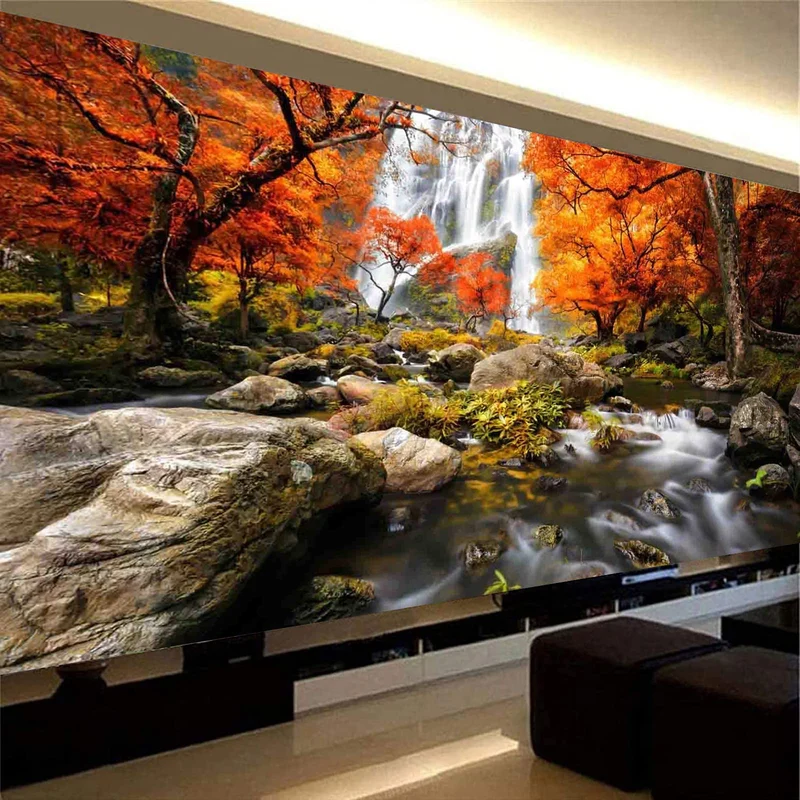 Trayosin Diamond Painting Wasserfall Natur 5D Diamant Painting Bilder Erwachsene Gross xxl Diamant M