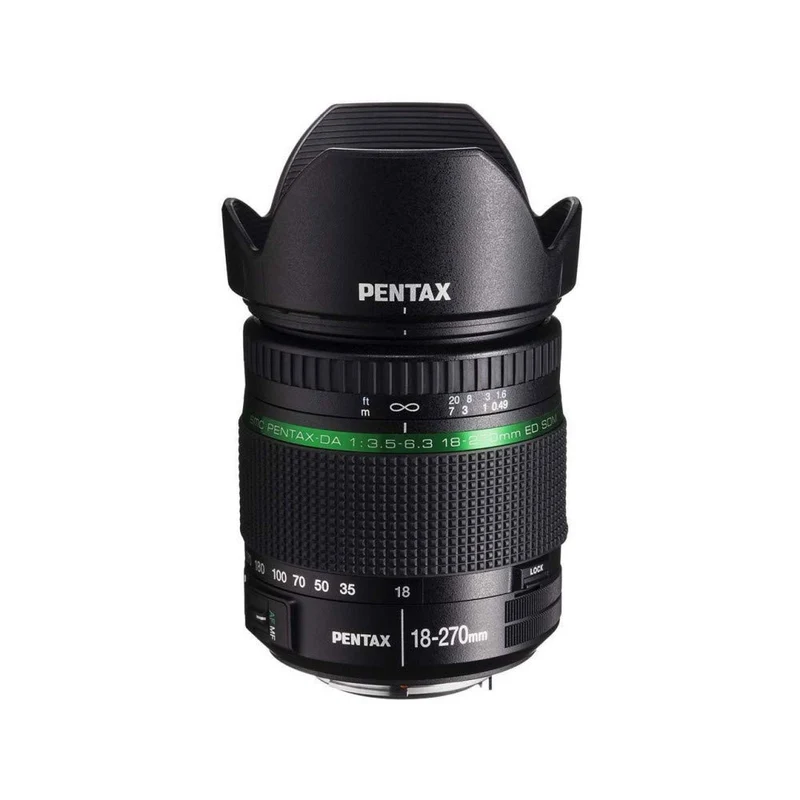 Pentax 21497 SMC DA ED SDM Objektiv (18 bis 270 mm, Lichtstärke 3,5 bis 6,3) 18-270mm Single, 18-270