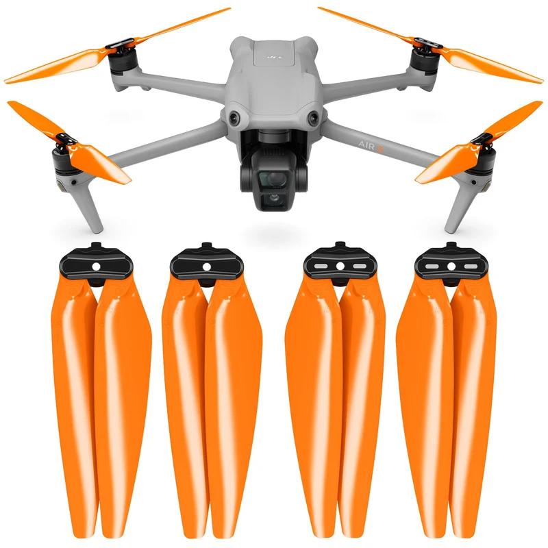 Master Airscrew Stealth Propeller kompatibel mit DJI Air 3 - Orange, 4 Stück, Orange