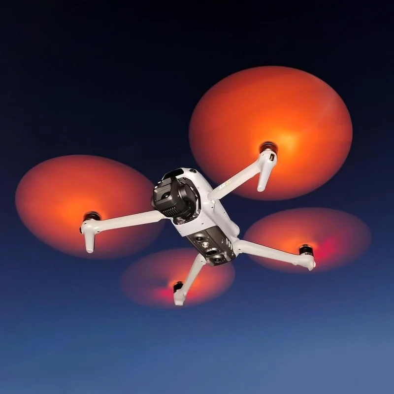 Master Airscrew Stealth Propeller kompatibel mit DJI Air 3 - Orange, 4 Stück, Orange