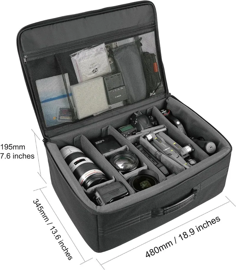 Vanguard Divider Bag 46 anpassbare Einsatz/Schutztasche für SLR DSLR Kamera, Objektive, Zubehör, sch