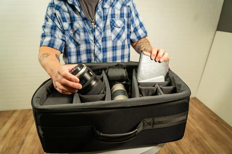 Vanguard Divider Bag 46 anpassbare Einsatz/Schutztasche für SLR DSLR Kamera, Objektive, Zubehör, sch
