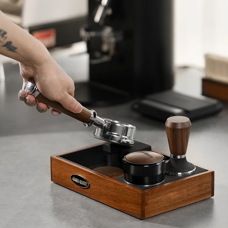 MHW-3BOMBER Espresso Tamping Station Coffee Portafilter Holder
