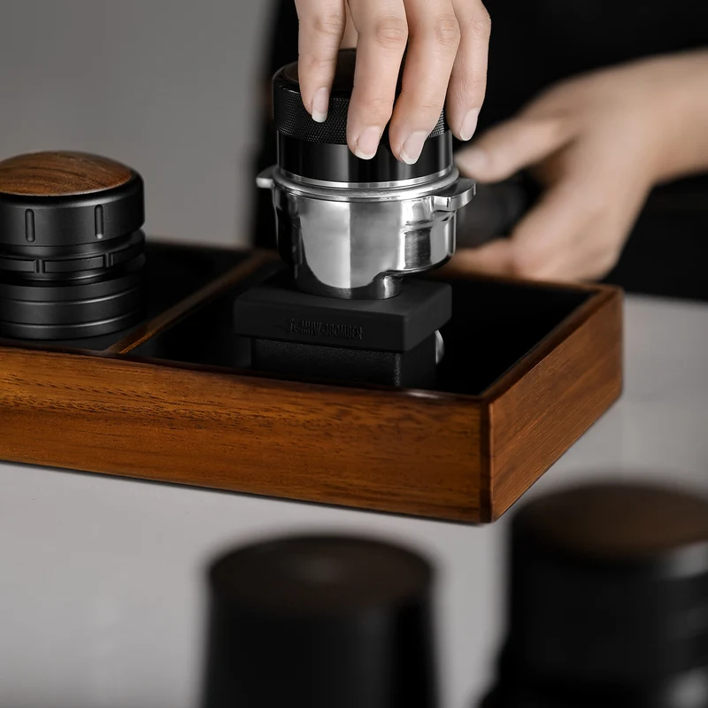 MHW-3BOMBER Espresso Tamping Station Coffee Portafilter Holder