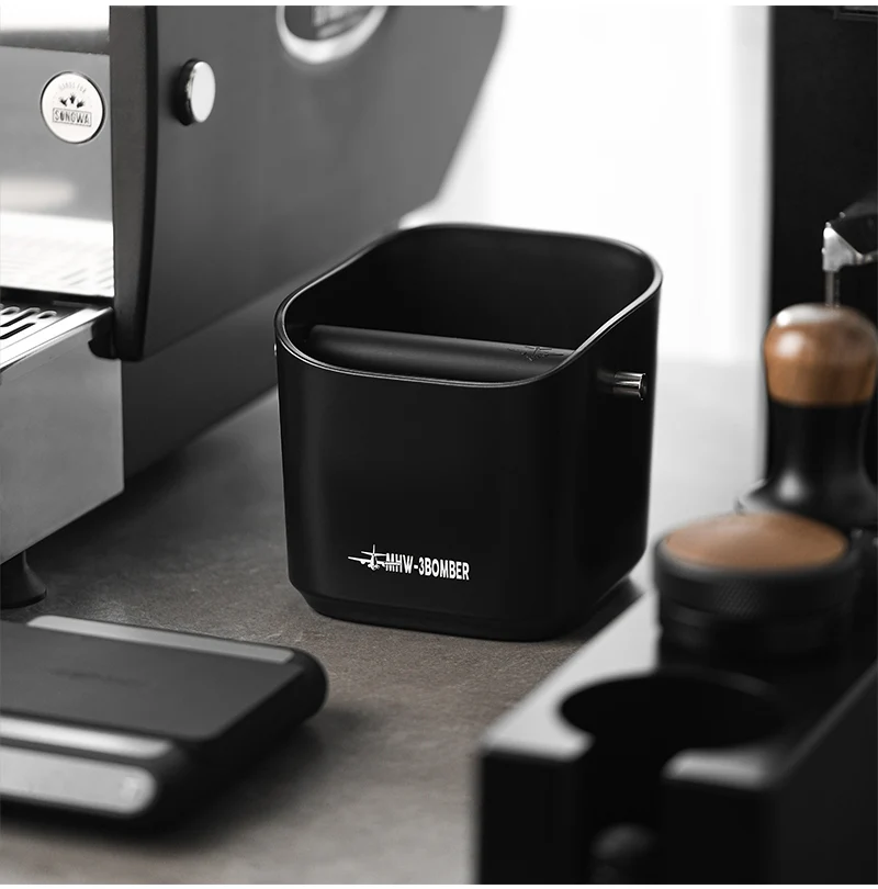 MHW-3BOMBER Coffee Espresso Square Knock Box 1200ml