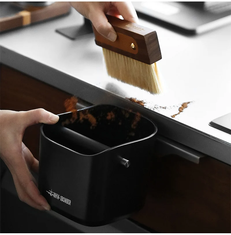 MHW-3BOMBER Coffee Espresso Square Knock Box 1200ml