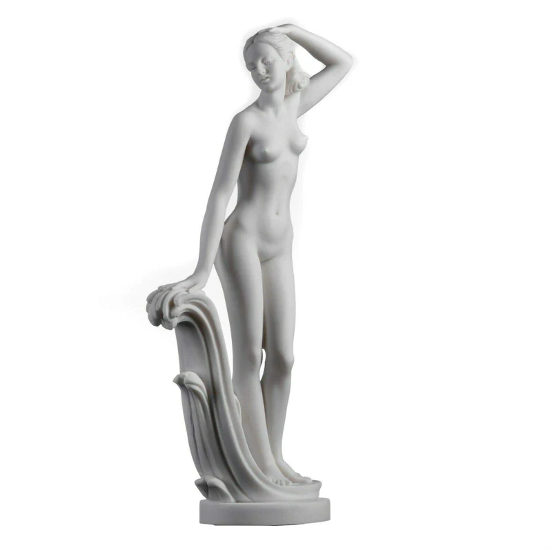 Antike griechische Göttin Aphrodite Venus Alabaster Statue 31,6 cm