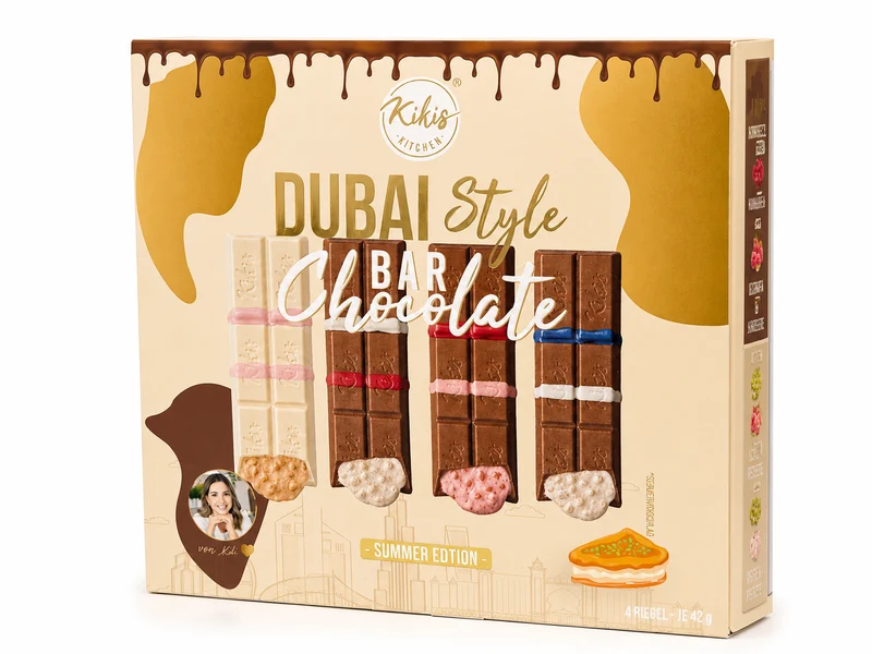 Kikis Dubai Style Bar Chocolate - Summer Edition 🍫 4er