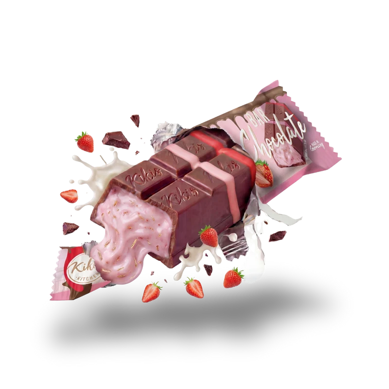 Kikis Dubai Style Bar Chocolate - Strawberry 🍫