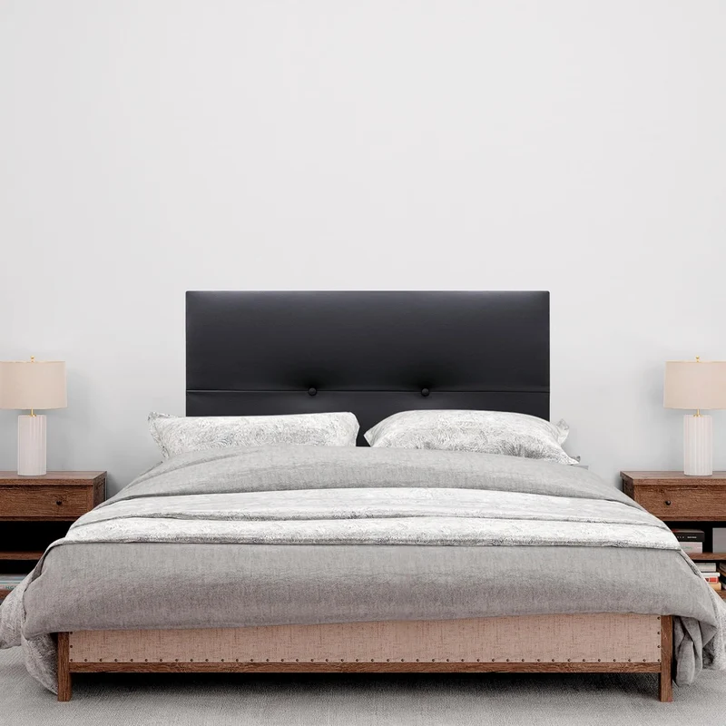 DHOME Kopfteil aus Kunstleder oder Stoff AQUALINE Pro Kopfteil Polsterkopfteil Luxusbett (Kuntsleder