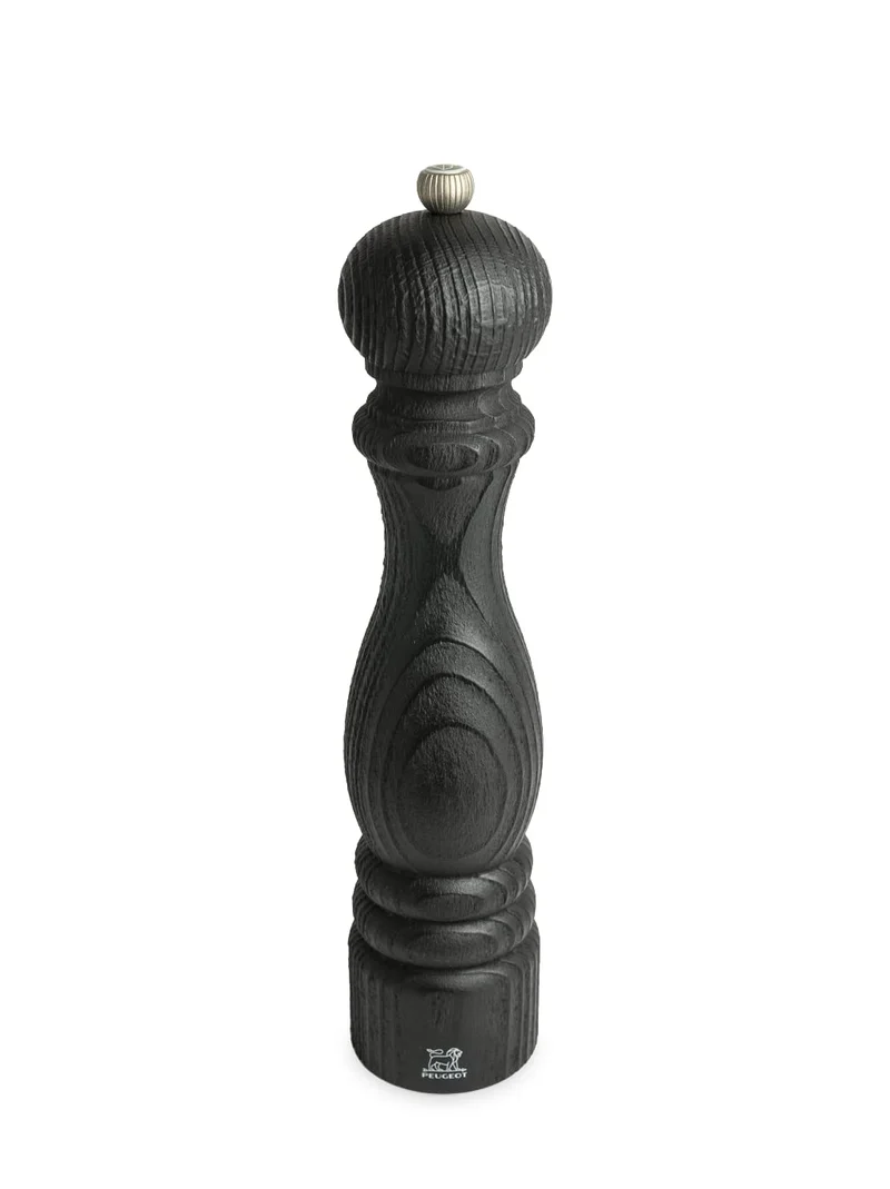 PEUGEOT - Salzmühle Paris Nature Black 30 cm + Salz - Klassische Mahlgradeinstellung - Aus recycelte