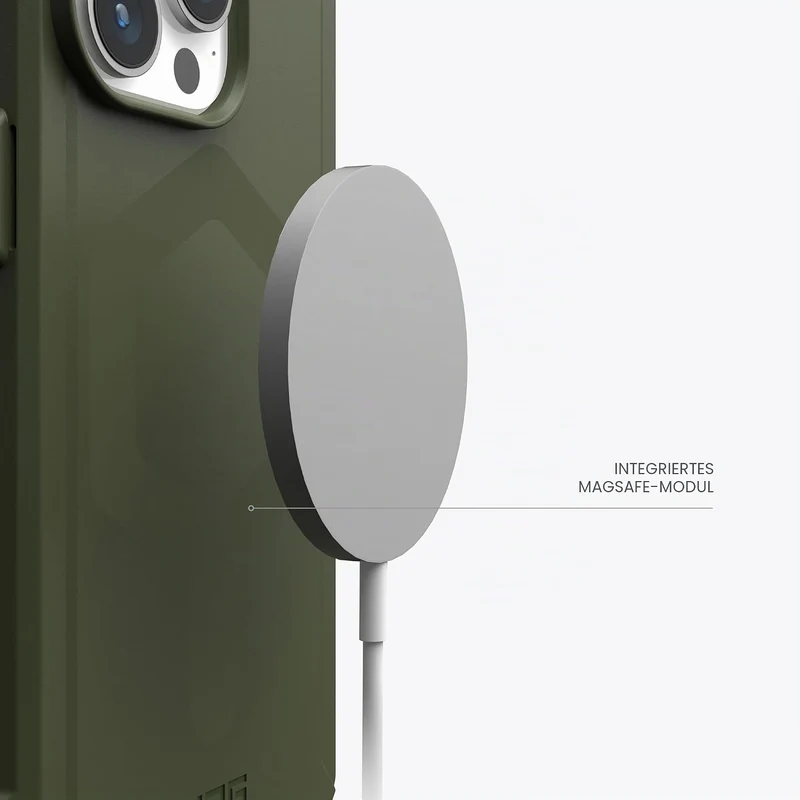 URBAN ARMOR GEAR Essential MS Case kompatibel mit Apple iPhone 15 Pro Max Hülle [50% recyceltes Mate