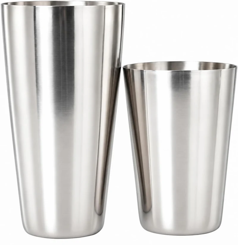Barfly Superfly Blech-Set Cocktail-Shaker, 510 ml und 800 ml, schweres Edelstahl, (M37161) Aus Schwe
