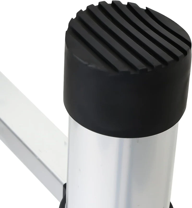 Ansobea Teleskopleiter 2.6m mit Abnehmbarem Haken, Aluminium Leiter Ausziehbar, Mehrzweckleiter Tele