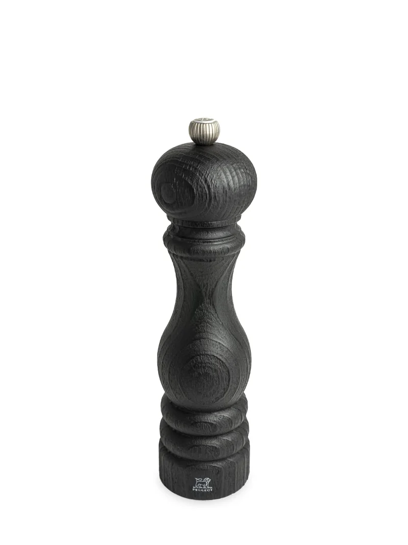 PEUGEOT - Salzmühle Paris Nature Black 22 cm + Salz - Klassische Mahlgradeinstellung - Aus recycelte