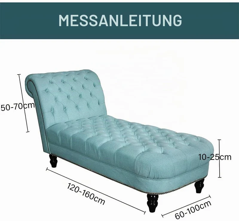 CHNSHOME Chaiselongues Schonbezüge für Wohnzimmer Chaiselongue Abdeckung Stretch Liegesessel Schonbe