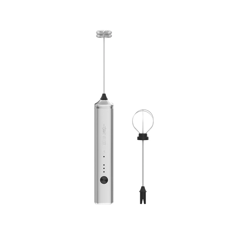 MHW-3BOMBER Handheld Electric Milk Frother（Silver/Black/White）