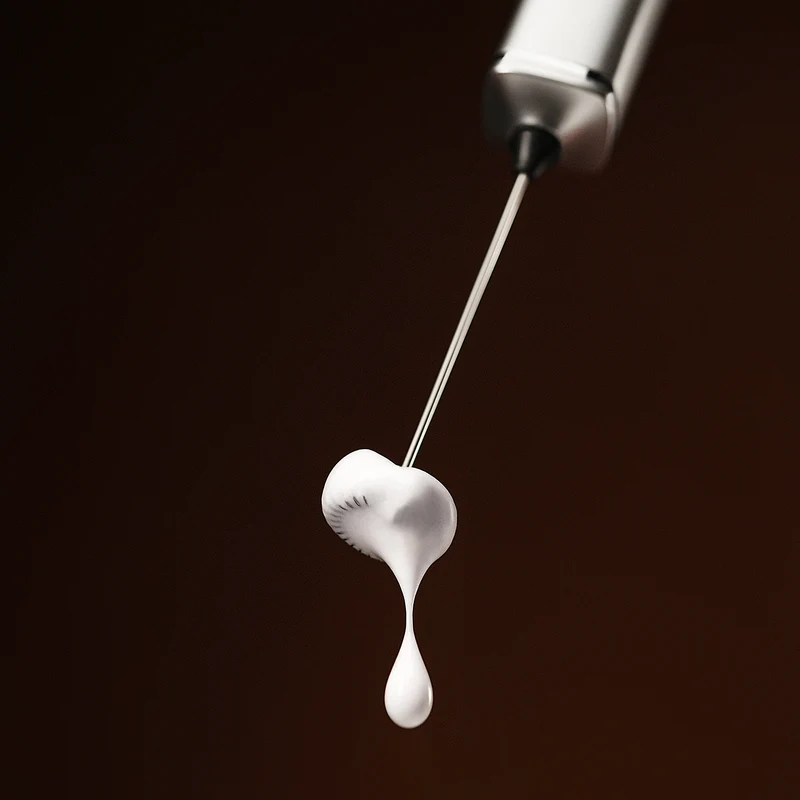 MHW-3BOMBER Handheld Electric Milk Frother（Silver/Black/White）
