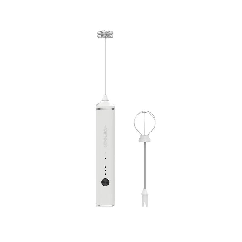 MHW-3BOMBER Handheld Electric Milk Frother（Silver/Black/White）