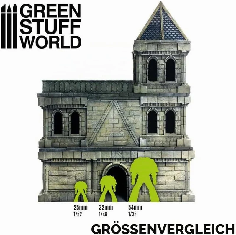 Green Stuff World Stonework Silikonformen