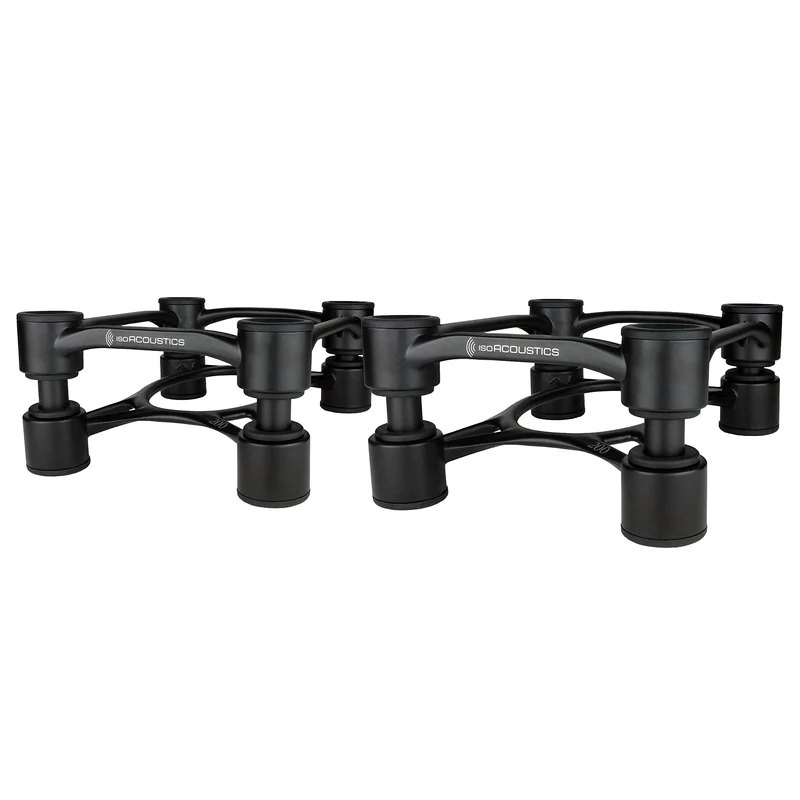 IsoAcoustics Aperta-Serie mit Lautsprecherstativen, schwingungsdämpfend, mit einstellbarer Neigung: